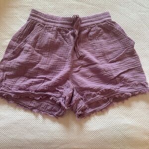 Anthropologie Purple Shorts